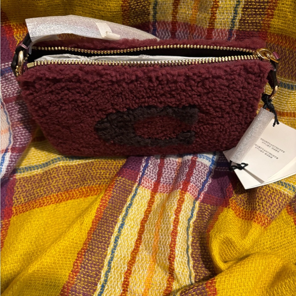 Nolita 19 In Shearling With Coach Motif - NWT